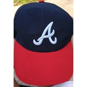Vintage Twins Enterprise‎ Atlanta Braves Hat Baseball Cap Blue MLB Youth Size
